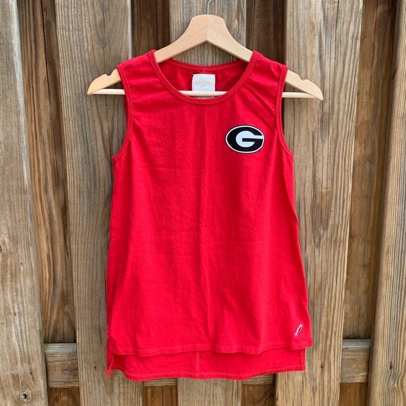 NWOT University of Georgia Hi-Lo Red Tank - Picture 2 of 7